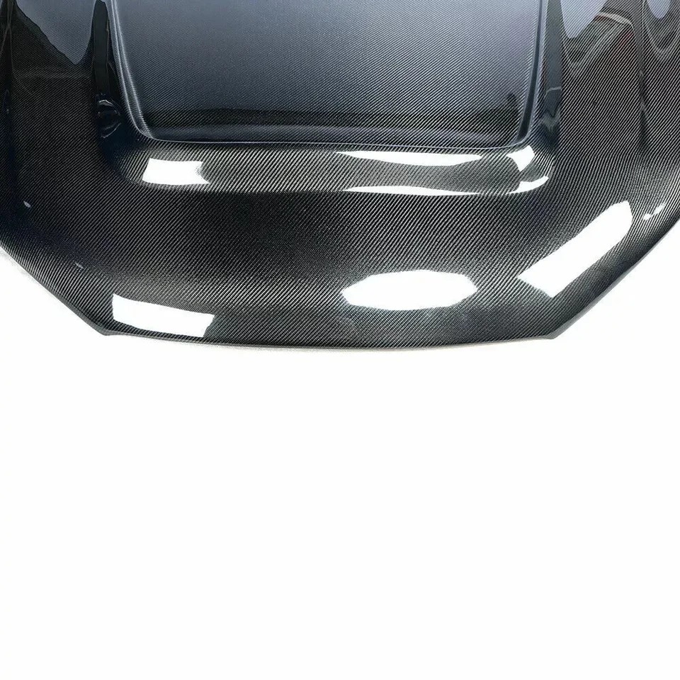 For  R8 V8 V10 2007-2015 Auto Front Engine Bonnet Hood Cover Carbon Fiber